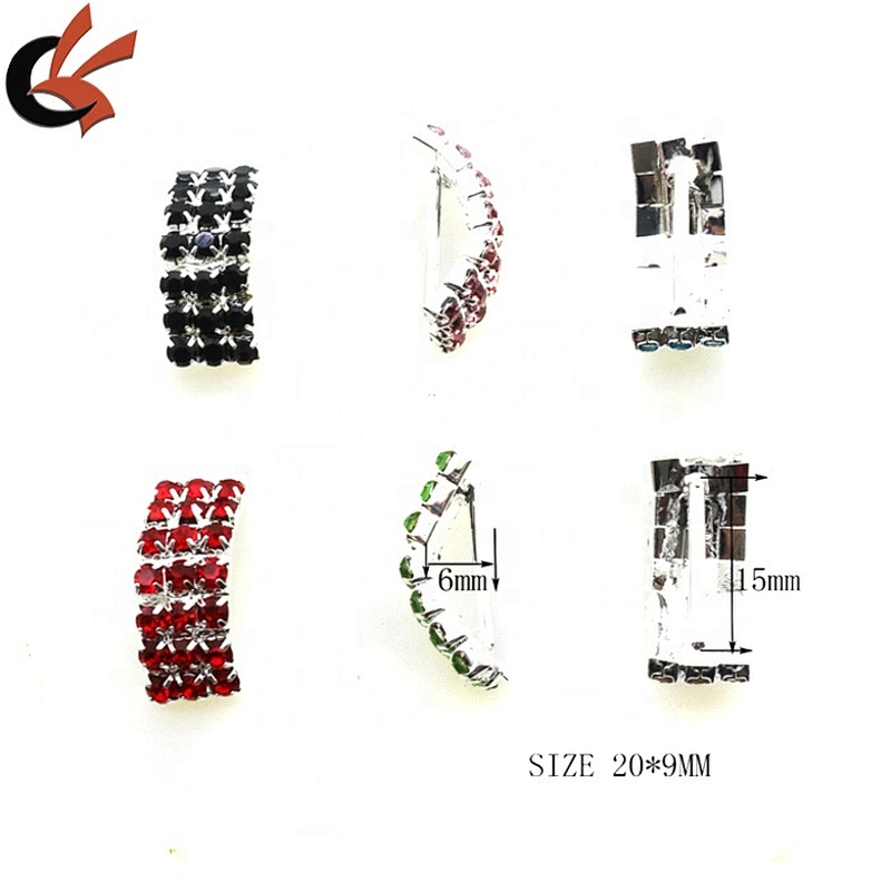 Factory custom  cyrstal rhinestone garment accessories buckles