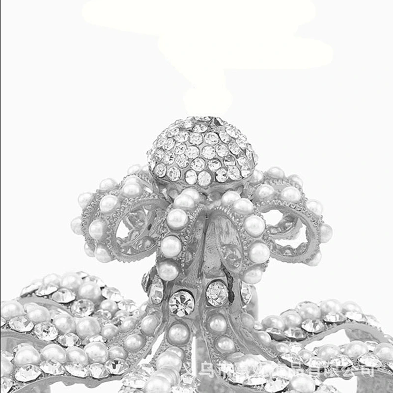 Custom pageant baroque crystal crowns wedding full round hair accessories tiara