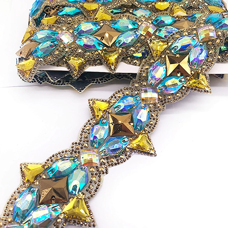 Wholesale Hot Fix Rhinestone trim Chain for Stage & Dance Wear accessories
