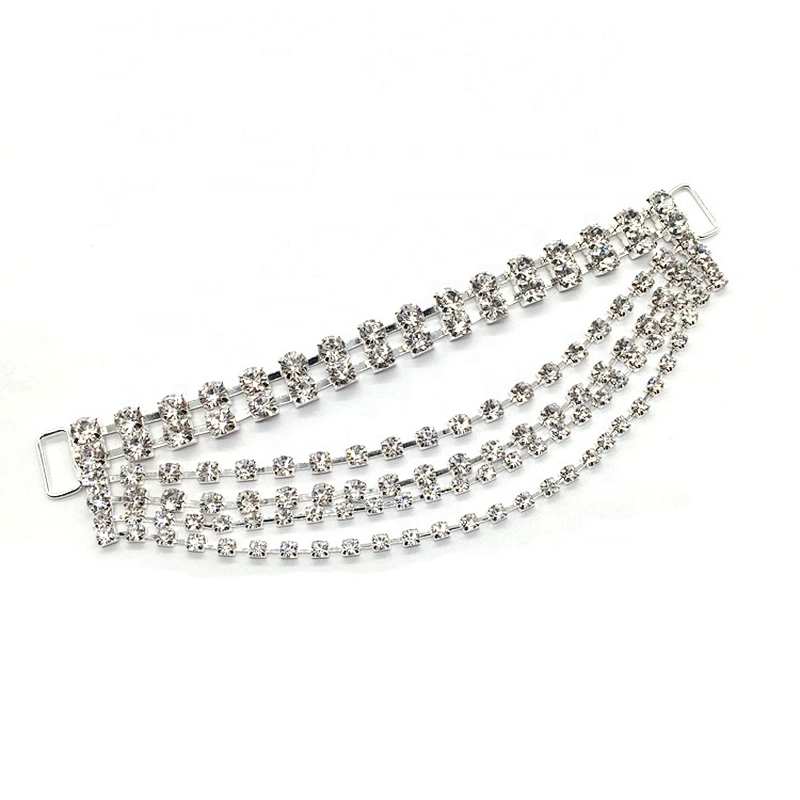 New fashion silver bling bling diamond bikini pendant chains women bikini bottom chain connector