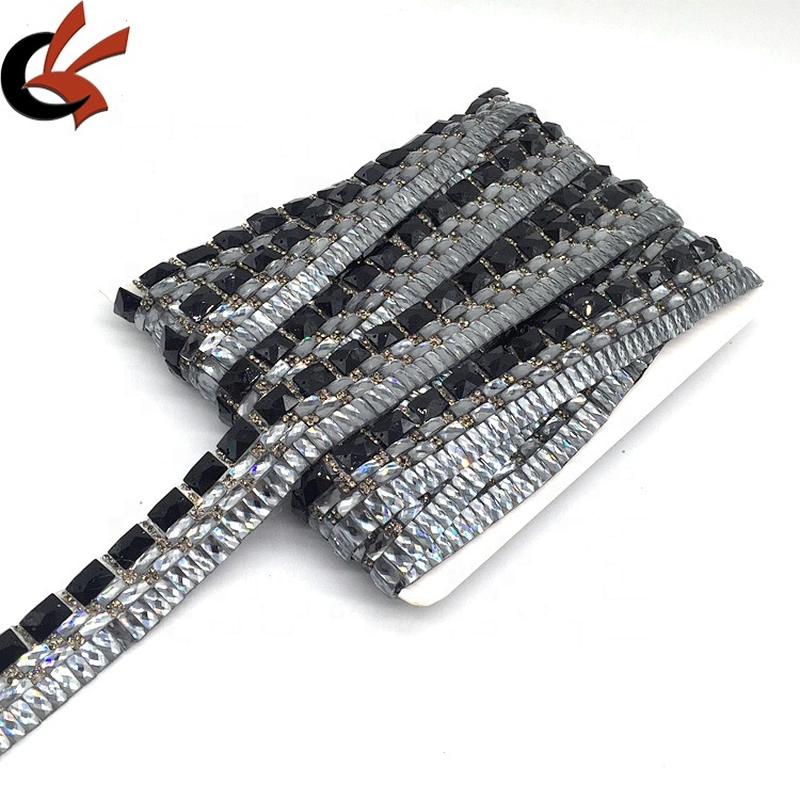 Costume Accessories Dress Decorating Supply Hot Fix Base Rhinestone Trim for Wholesale Dancing Dress