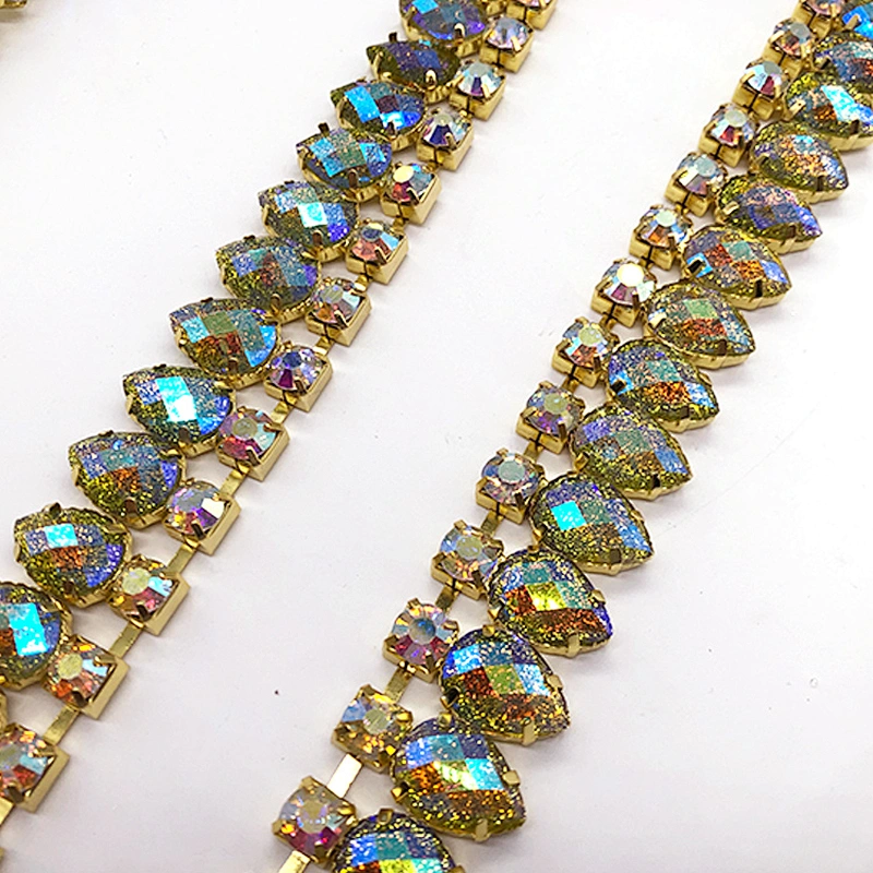 Shinning glitter Rhinestone chain Trim for Cake Decorating Sewing or Home Decor