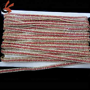 clear rhinestone and blue close Rhinestone Costume Sewing Trims