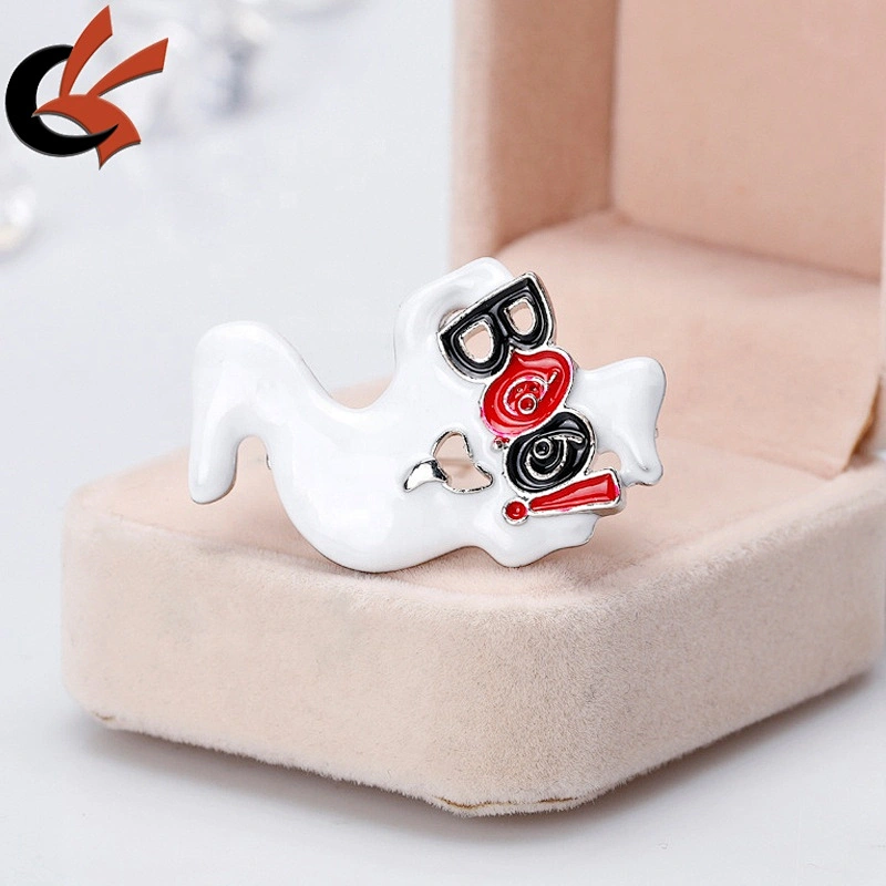 New creative Halloween cartoon brooch enamel ghost soul ornament brooch pin