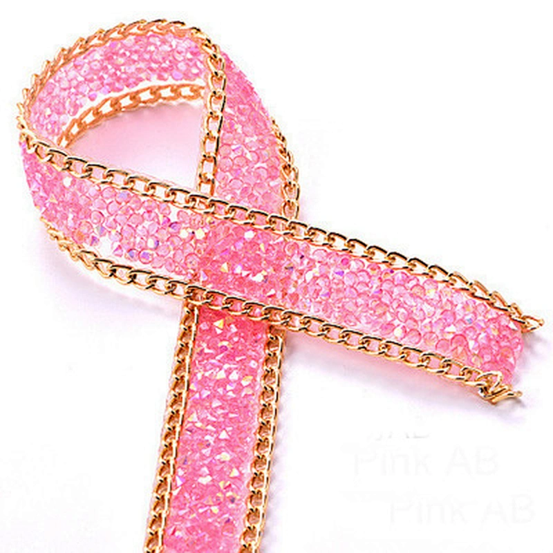 Multi Size Colorful Resin Crystal Hot Fix Rhinestone Tape for Shoes Decorations
