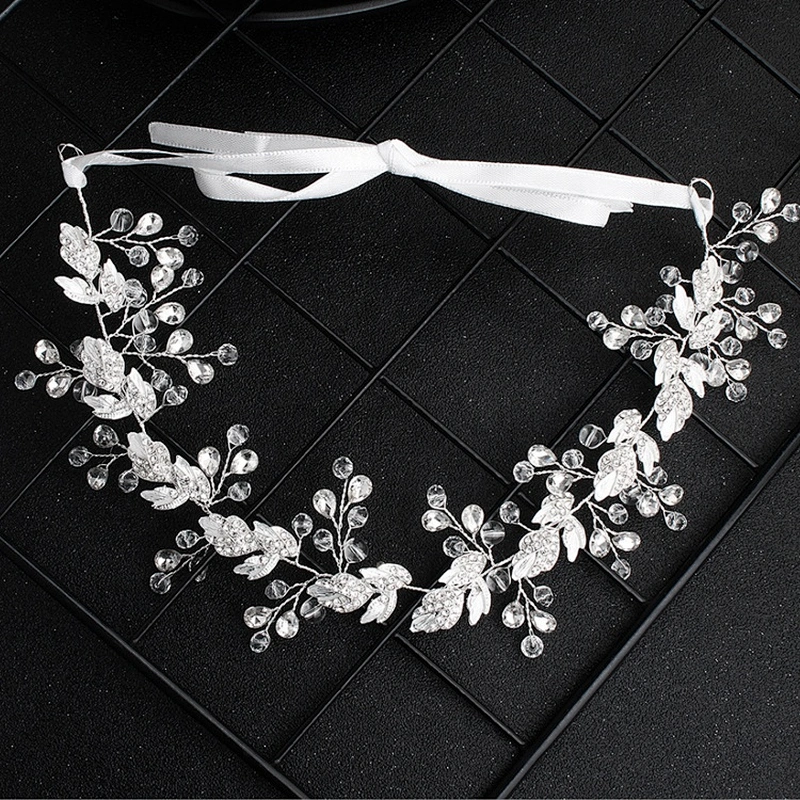 2020 HOT SALE handmade wedding rhinestone crystal bead hair band hair accessories