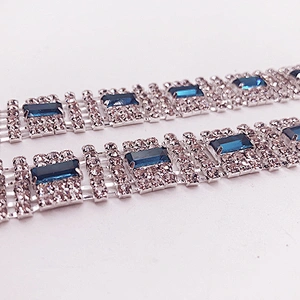 Costume jewelry Crystal Cup Rhinestone Trimming For Bridal Crystal Sash Wedding Belt