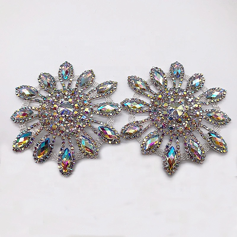 Custom rhinestone patch accessories jewelry for garment accessory