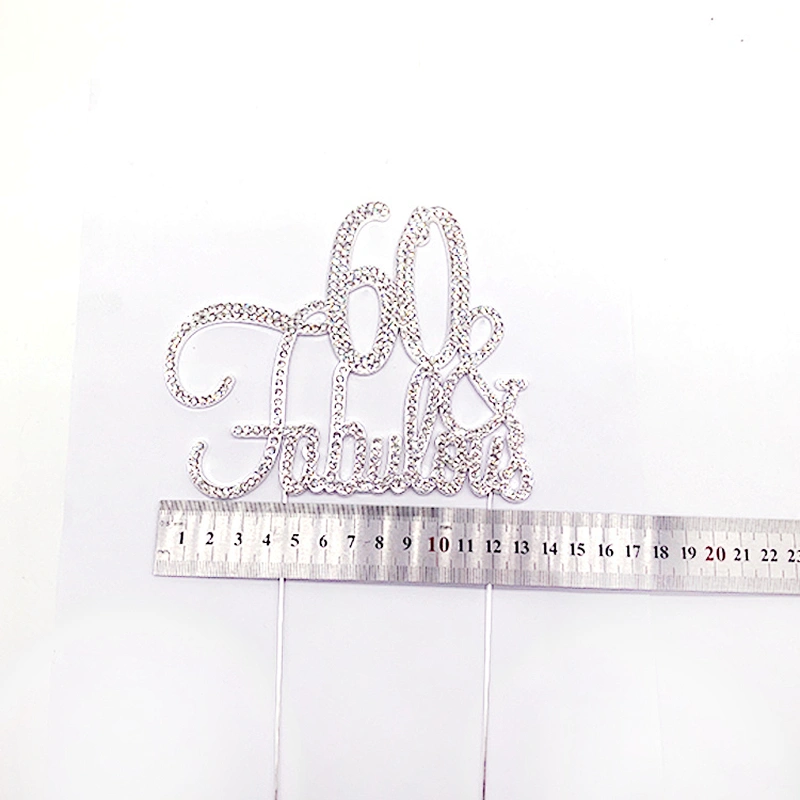 2021 New arrival Wedding Engagement decoration  crystal cake topper