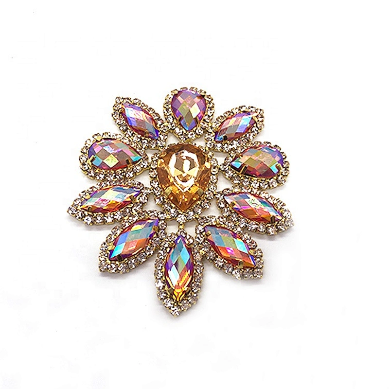 Shinning twinkle Rhinestone applique accessories for Carnival costume decoration