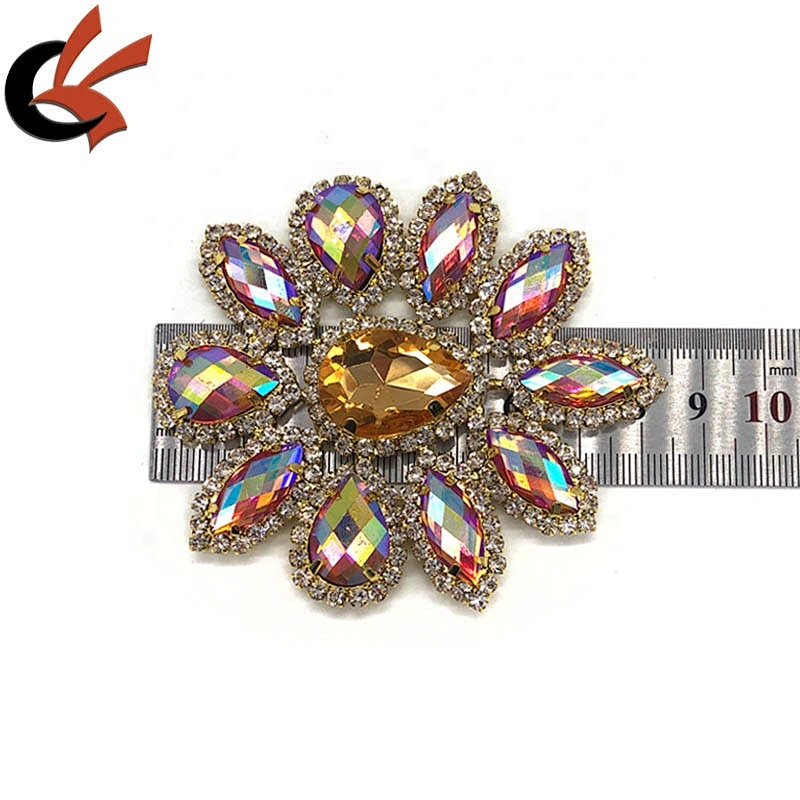 light topaz AB color resin crystal Carnival decoration rhinestone embellishment
