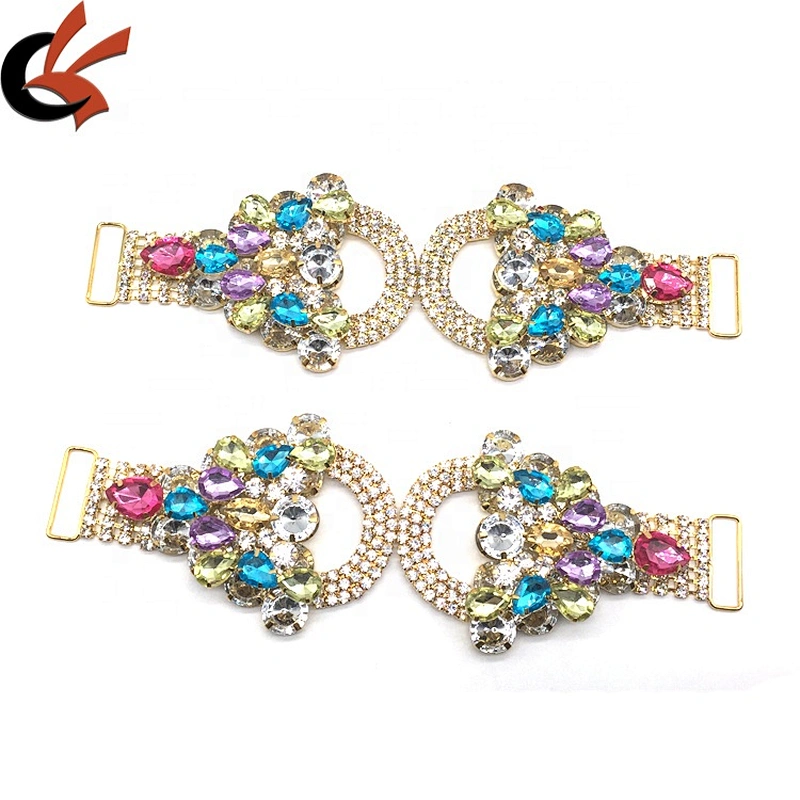 Sexy Bikini Women Swimwear 2021 Solid Swimsuit Female Accessories Bikini Suit Rhinestone Connector
