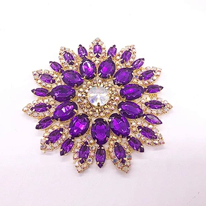 fashion jewelry rhinestone corsage for women