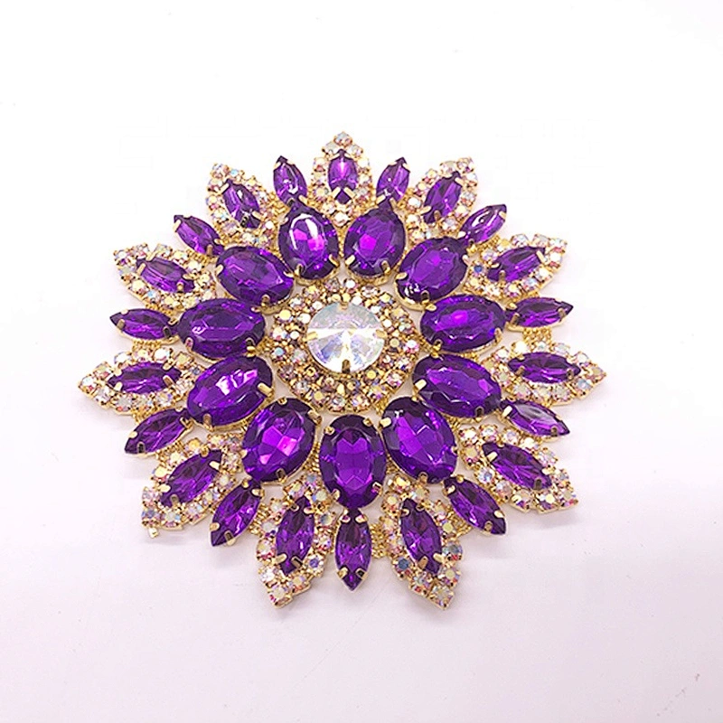 fashion jewelry rhinestone corsage for women