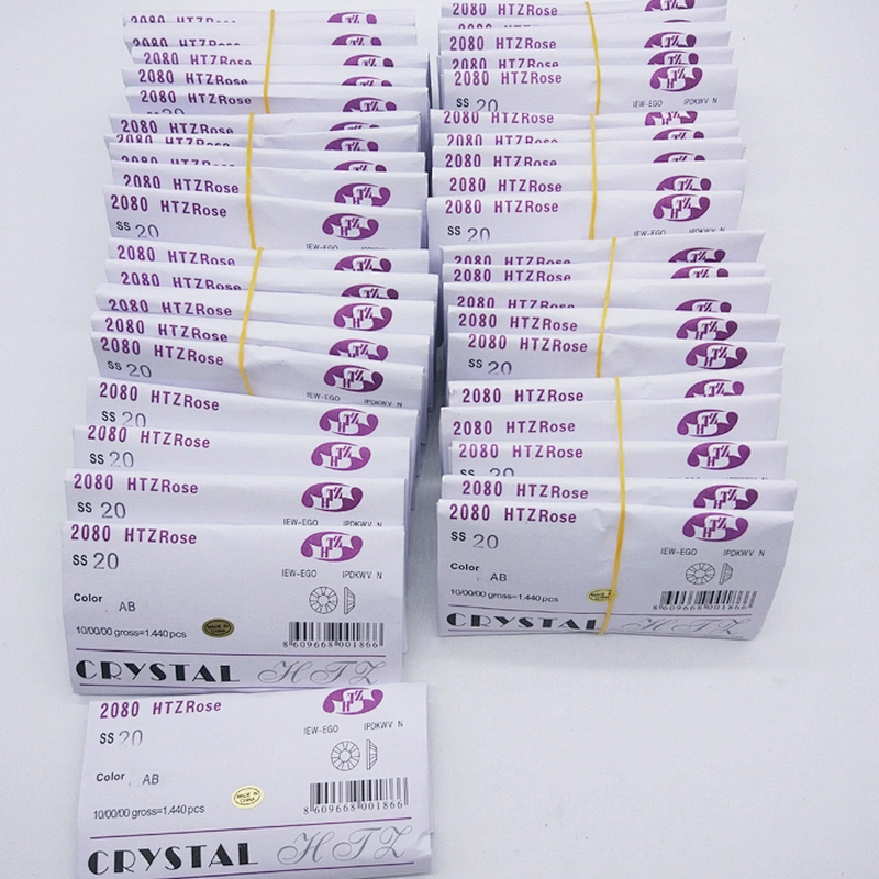 Clear White AB Flat Back Crystals Non Hot Fix Flatback Glass Rhinestone, 1440pcs SS16 Top Quality