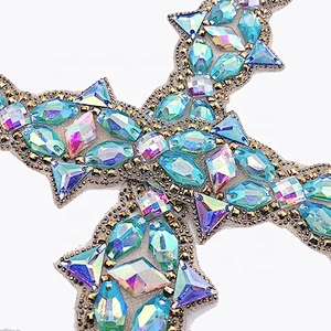 Factory Wholesale Resin Stone Hot Fix Rhinestone banding Trimming For Shoes bag and wedding dress Decoration