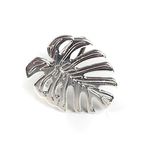 Amazon Custom metallic Green turtle back leaf napkin ring holder