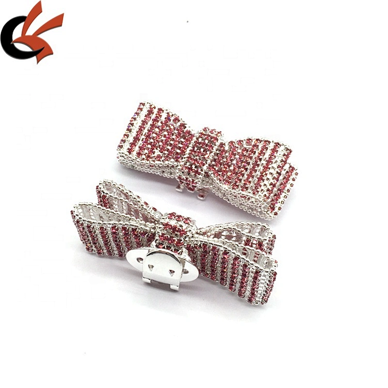 Custom shoes ornament decorated rhinestone shoe clip for women accessories