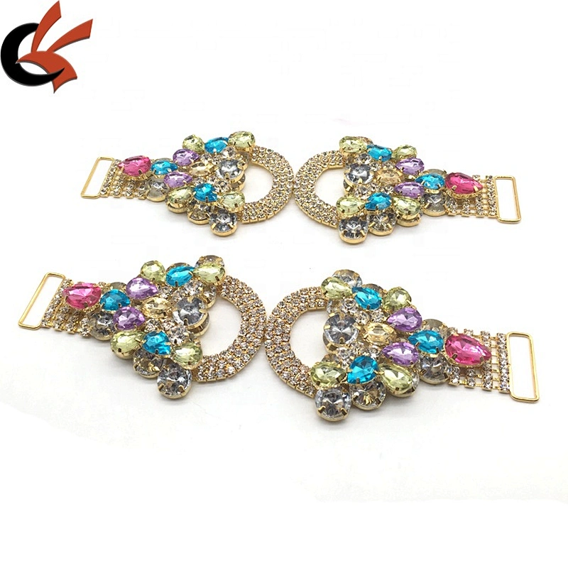 Sexy Bikini Women Swimwear 2021 Solid Swimsuit Female Accessories Bikini Suit Rhinestone Connector