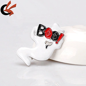 New creative Halloween cartoon brooch enamel ghost soul ornament brooch pin