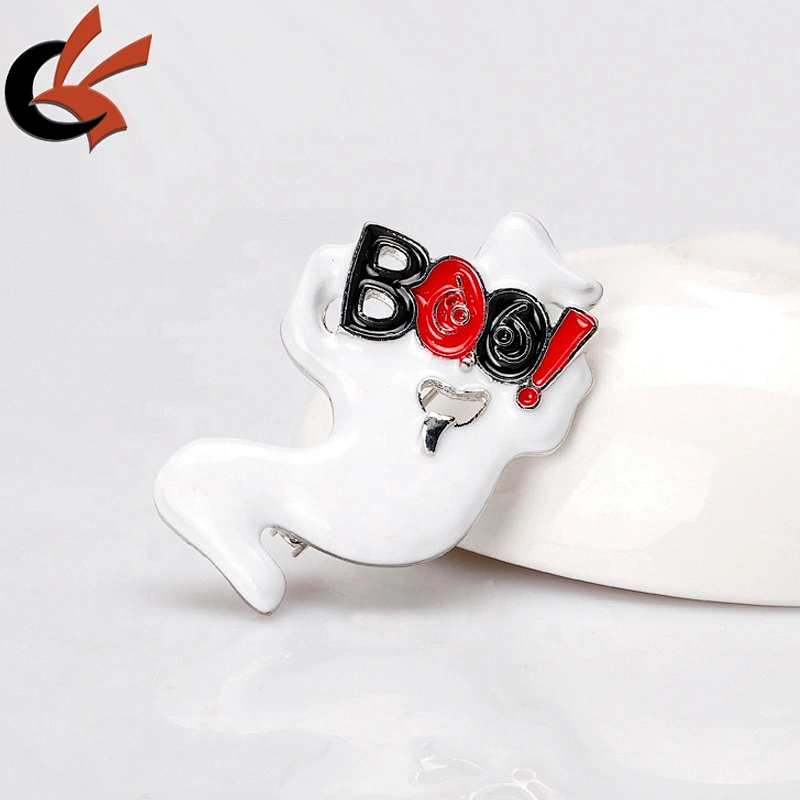 New creative Halloween cartoon brooch enamel ghost soul ornament brooch pin