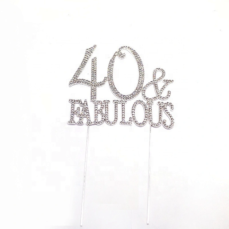 Party & Holiday supplies crystal cake topper for cake decoration accessories