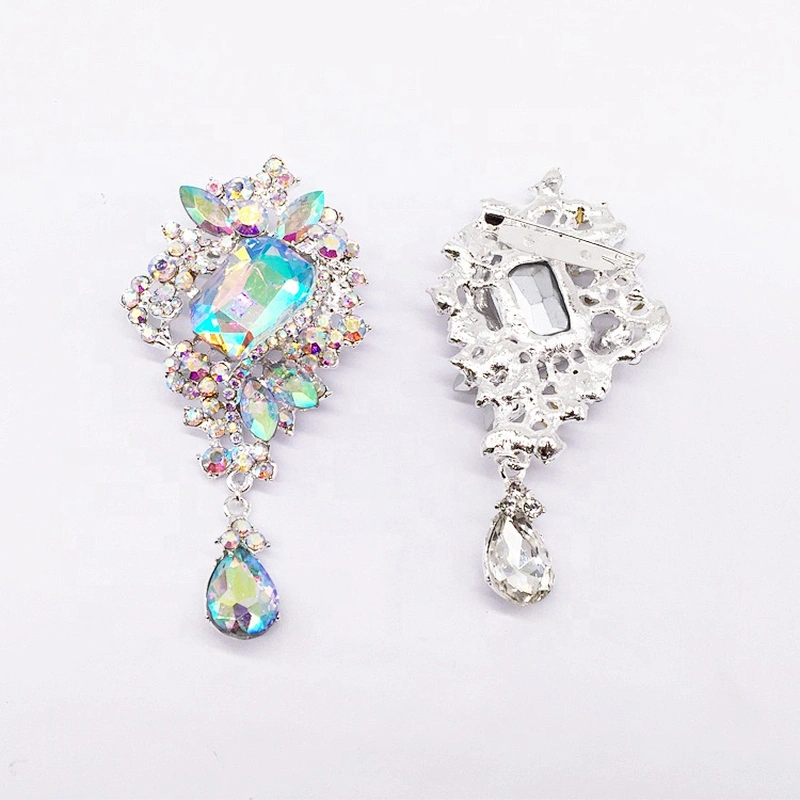 Chinese Supplier Elegant Series Fashion Rhinestone Brooches Lapel Pin For Ladies Women