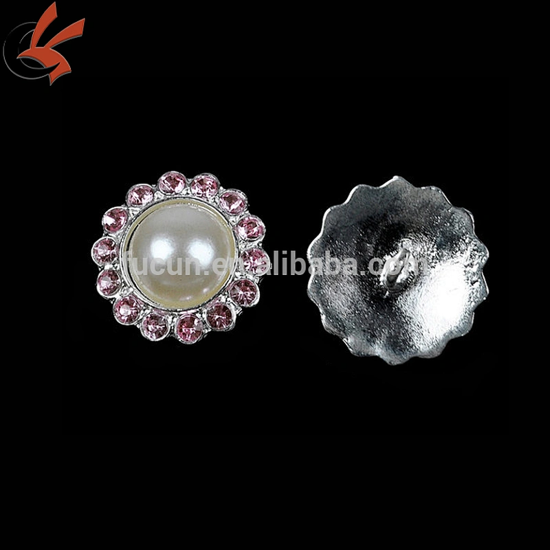 bridal embellishment flat back rhinestone pearl button