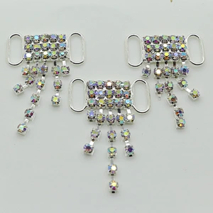 New design small AB rhinestone Swimwear accessory bikini connector