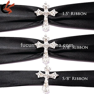 Wholesale Ex-factory Price Diamond Rhinestone Cross Buckle