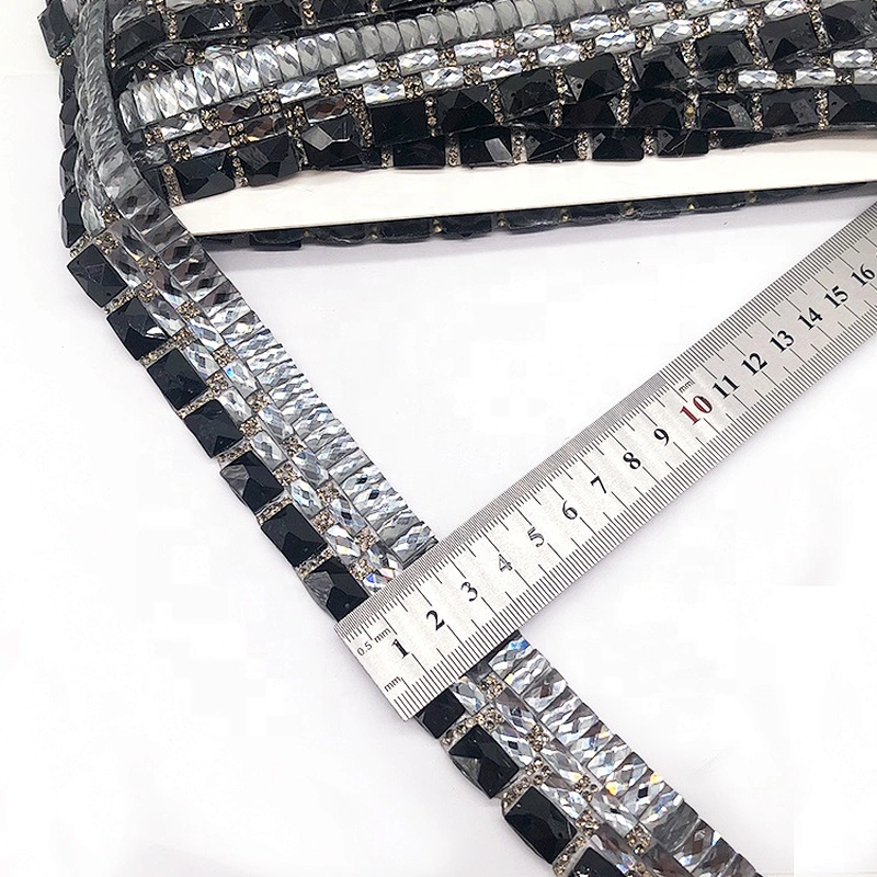 Hot melt Drilling Bridal Dress Banding Belt Rhinestone heat transfer Iron-On Clothing Decoration rhinestone Trim