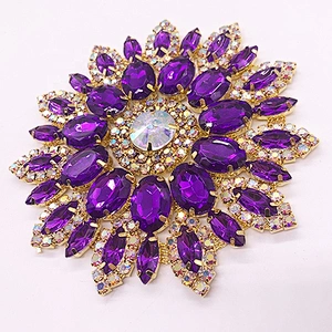 fashion jewelry rhinestone corsage for women