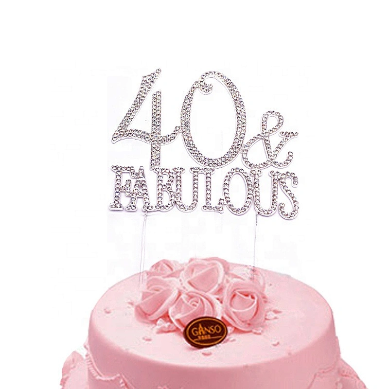 Party & Holiday supplies crystal cake topper for cake decoration accessories