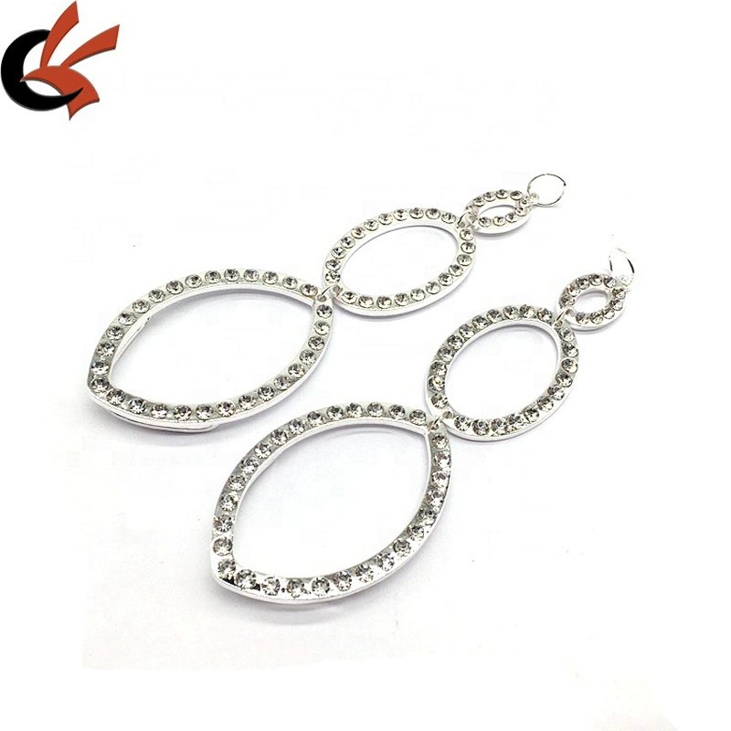New Trendy 2021 Garment Swimwear Metal Rhinestone Crystal Bikini Connector For Women Bikini Suit
