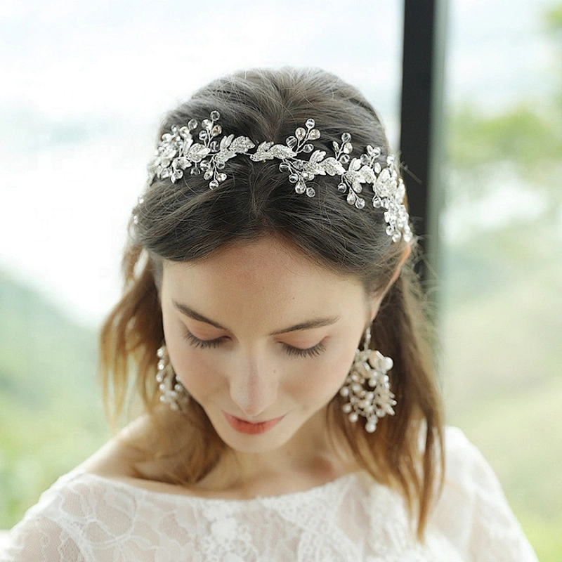 2020 HOT SALE handmade wedding rhinestone crystal bead hair band hair accessories