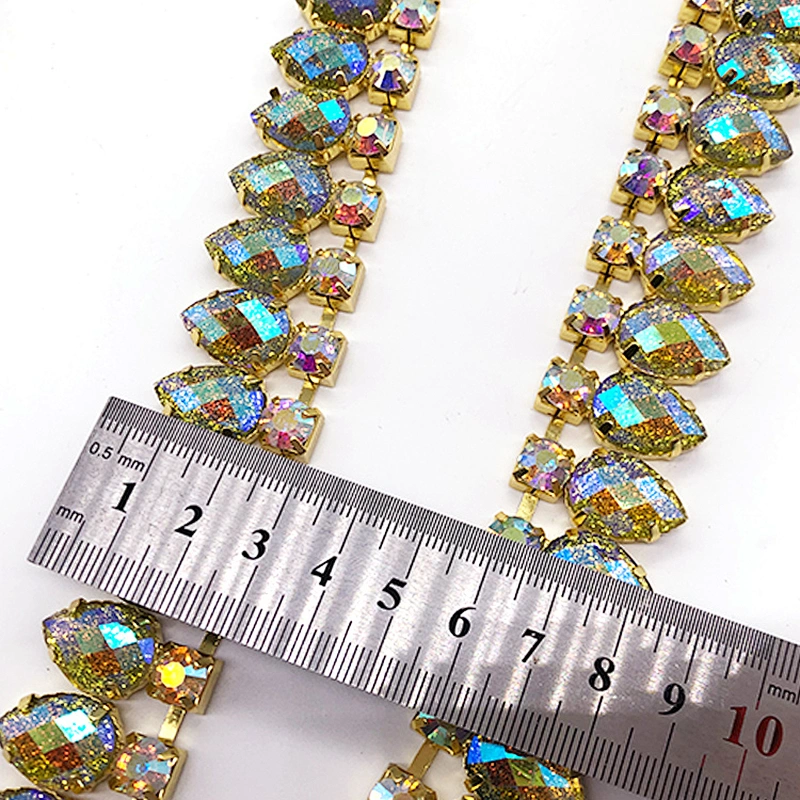 Shinning glitter Rhinestone chain Trim for Cake Decorating Sewing or Home Decor