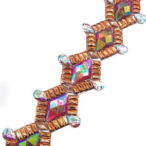Custom Heat Transfer AB Resin Rhinestone Trim for Carnival Dress Party Dress