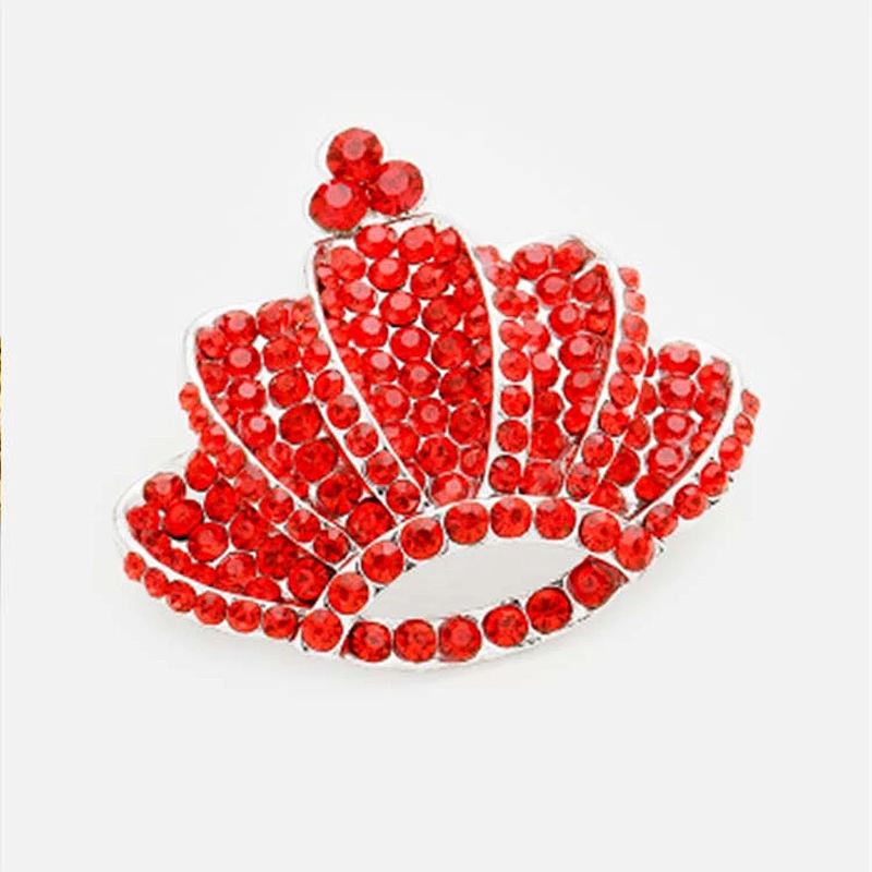 High quality charm wedding costume accessories crystal rhinestone brooch in bulk