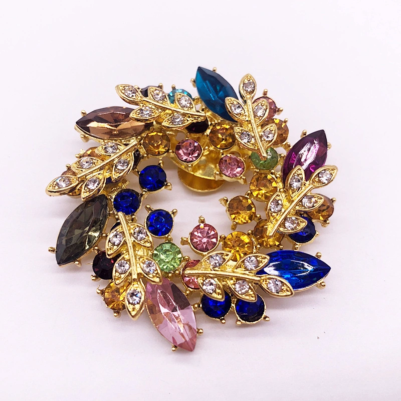 Customized crystal  shoes buckle shoes clips on shoe accessories for women