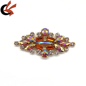 New fashion Carnival Dress shoes decoration colors AB crystals rhinestone appliques