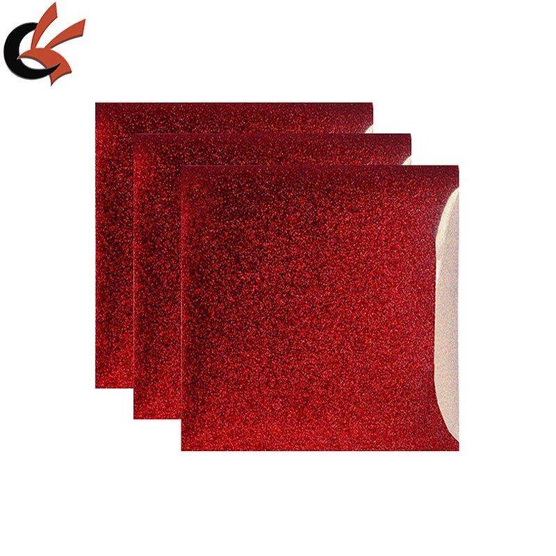 IN STOCK Cheap EasyWeed Assorted Colors 16 Sheets 8.26inch glitter Heat Transfer Vinyl