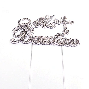 Jesus Christ religion theme rhinestone cake topper  for Christian baptism