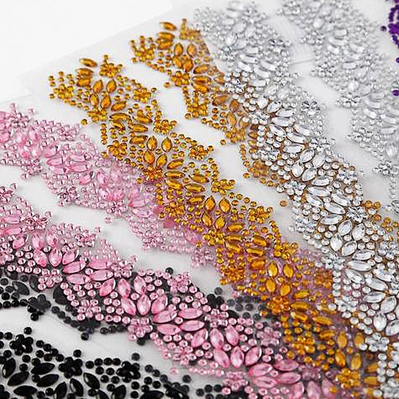 Self Adhesive Bling Jewelry Sticker Gem Sticker Crafts Acrylic Rhinestone Sticker