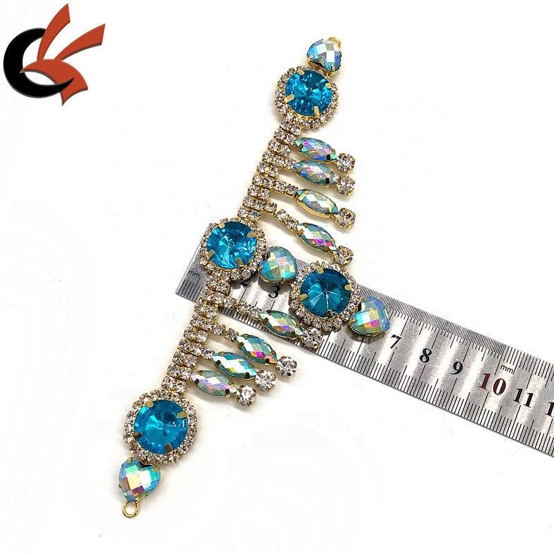 Handmade crystal rhinestone bikini Strap bikini connector for competition carnival bikini