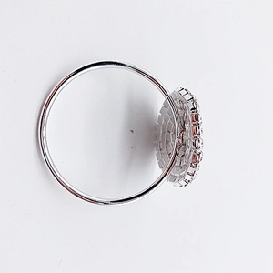 Sparkle wedding dinner Crystal  Rhinestones diamond metal napkin holder ring