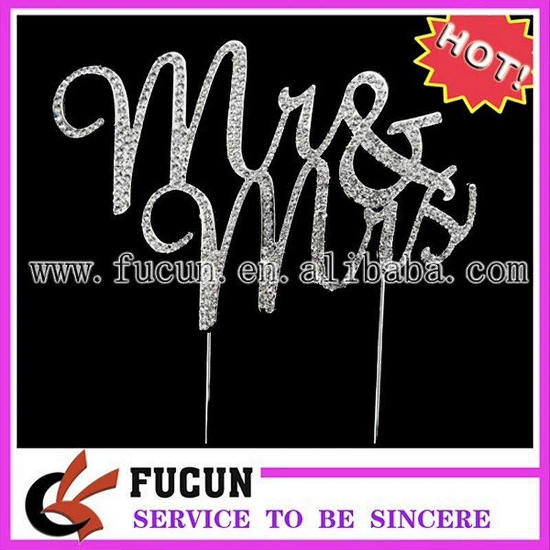 Party & Holiday Supplies mr and mrs wedding cake topper for birthday cake decoration