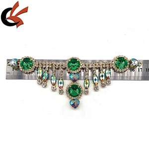 New Design Plating Crystal Jewelry Rhinestone Bikini Connectors For Garment