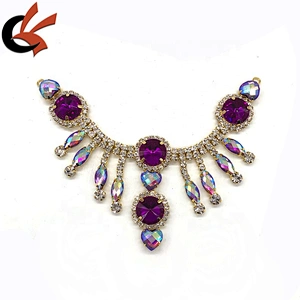 Fashion gold tone Rhinestone swimsuit/swimwear Chain Connector for bikini jewelry