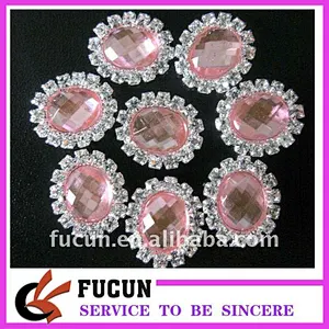 high quality oval acrylic rhinestone gem /flat back acrylic rhinestone gem
