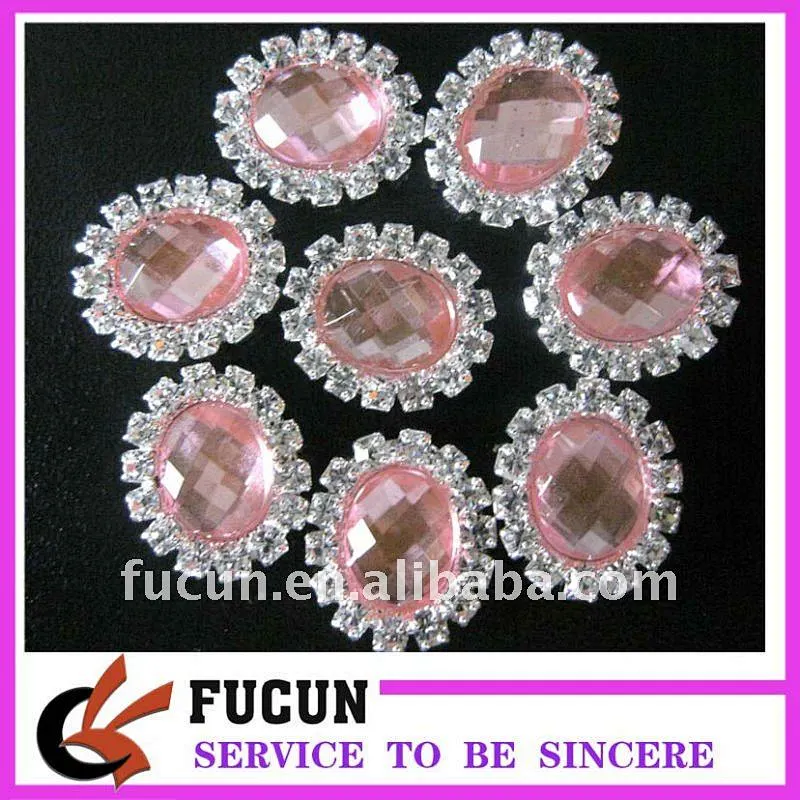 high quality oval acrylic rhinestone gem /flat back acrylic rhinestone gem